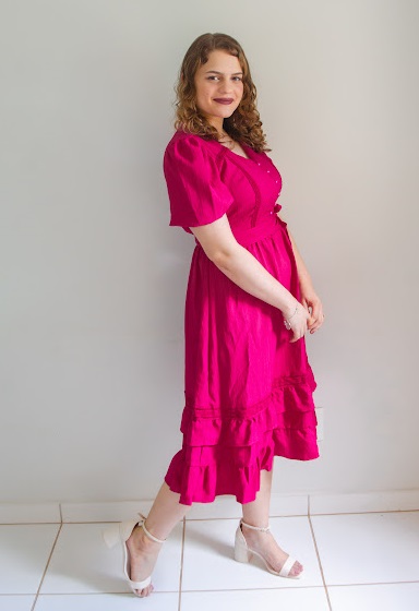 Vestido Tiana Rosa Pink