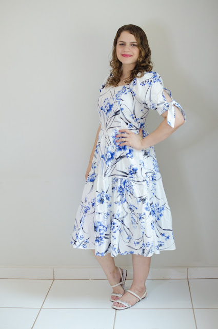 Vestido Elisa Azul