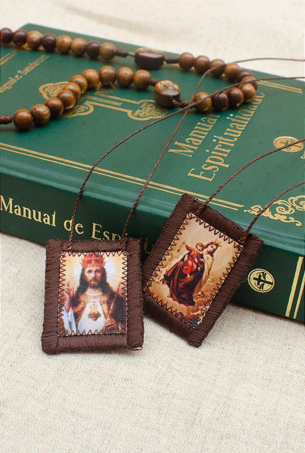 Escapulário Cristo Rei Médio