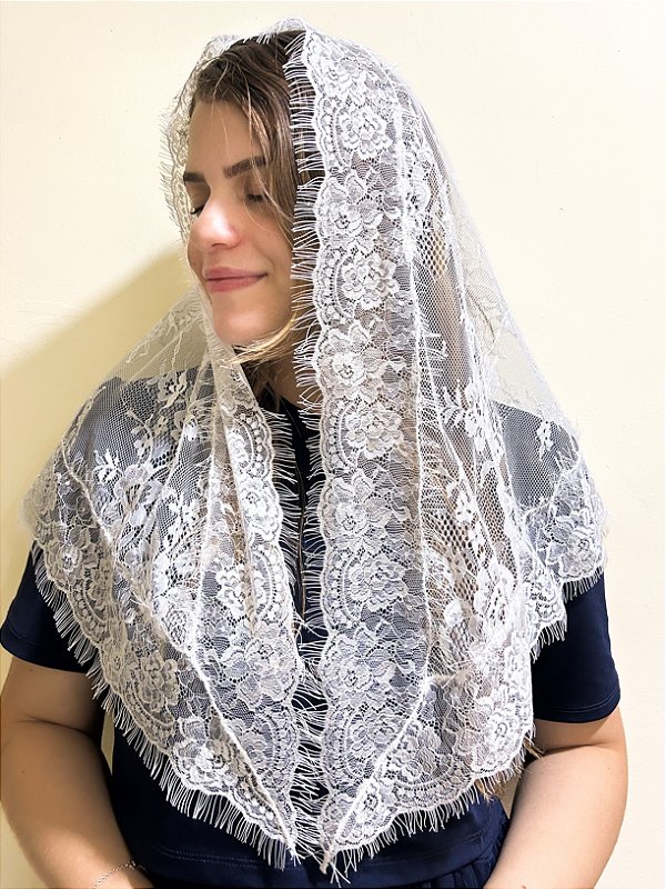 Véu Teresa Triangular