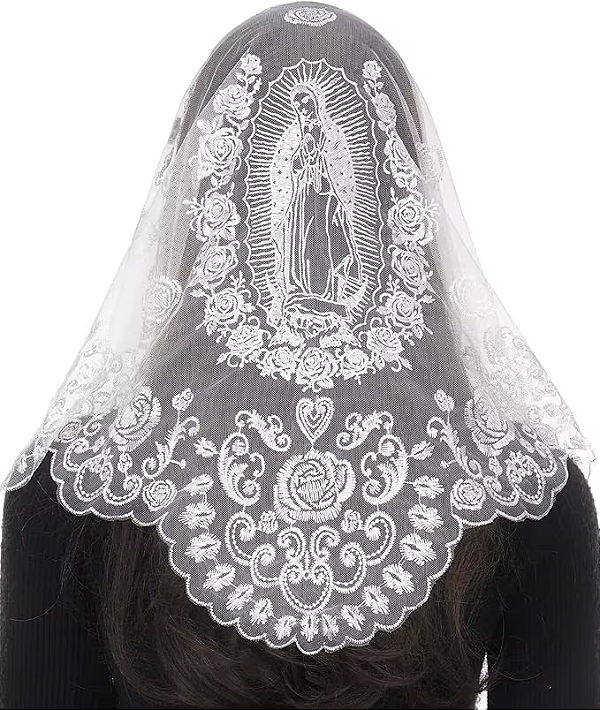 Pré Venda - Véu Guadalupe 3 Branco