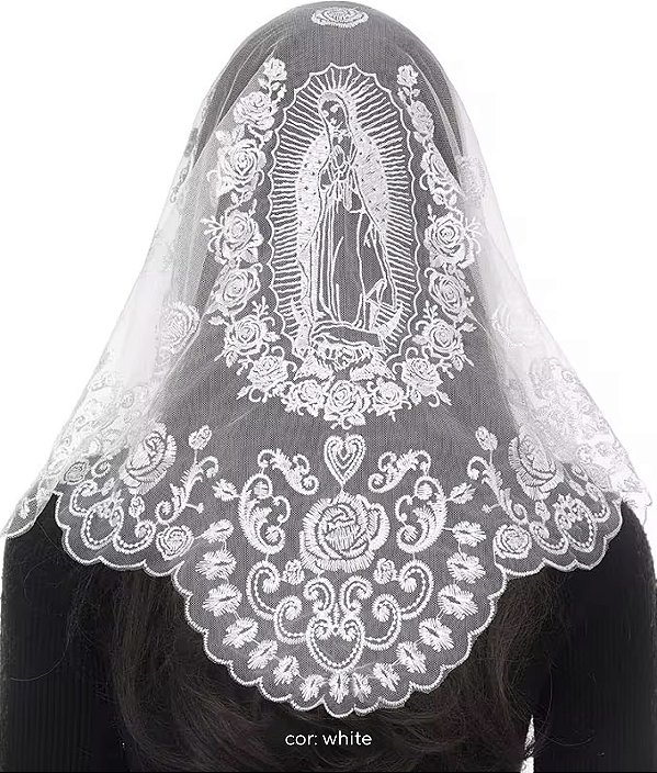 Pré Venda - Véu Guadalupe 3 Branco
