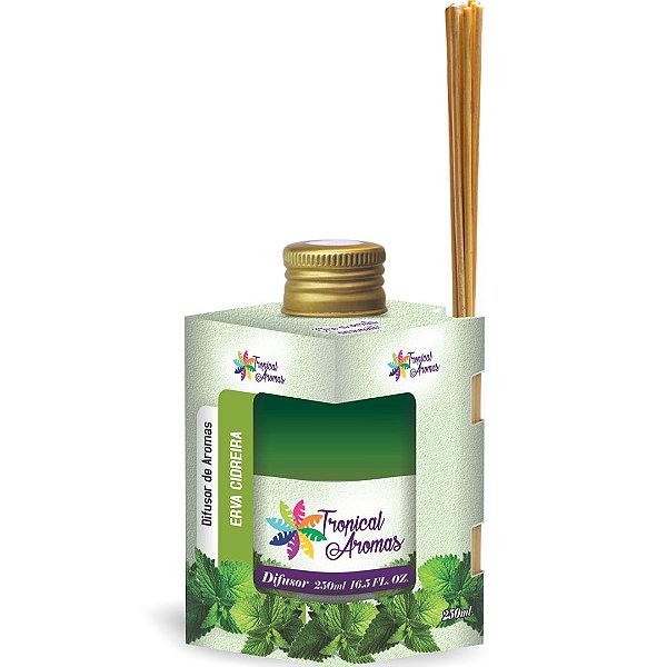 Difusor De Ambientes Tropical Aromas 250ml Erva Cidreira