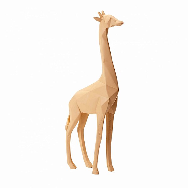 Escultura Girafa Em Poliresina – 13912