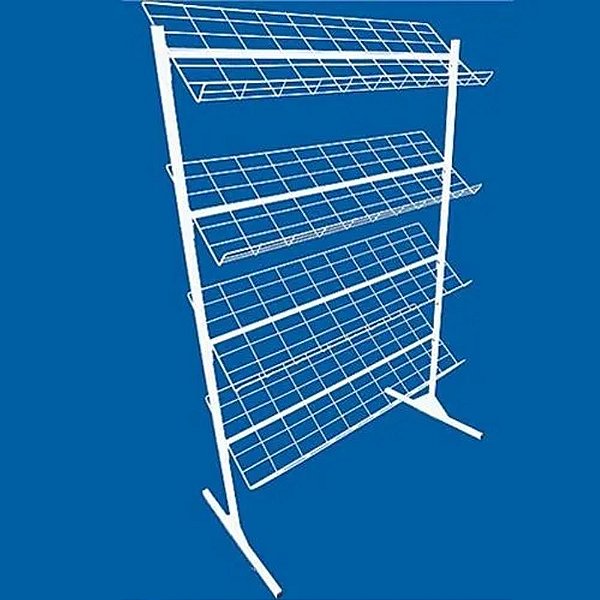 Expositor Sapateira Simples 1,52X0,64 - 4 Andares
