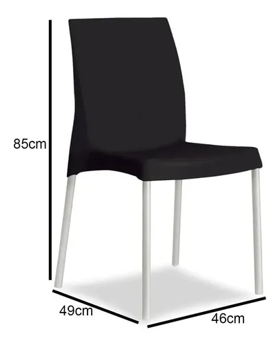 Cadeira Plástica Classic - Preto