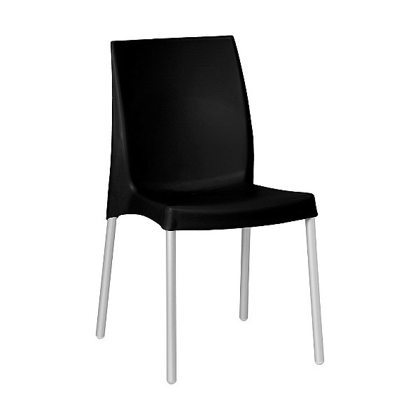 Cadeira Plástica Classic - Preto