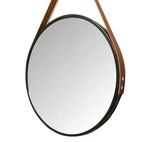 Espelho Decorativo com Moldura Preto