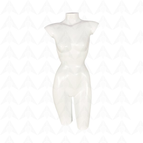 Manequim Plastico Feminino Cinturinha - Branco