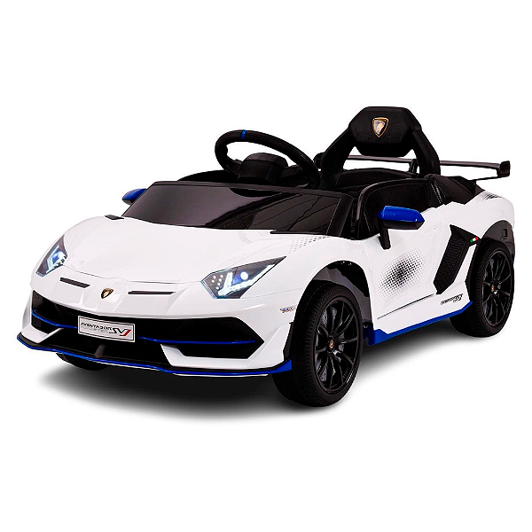 Carrinho Elétrico Infantil Lamborghini Aventador Branca