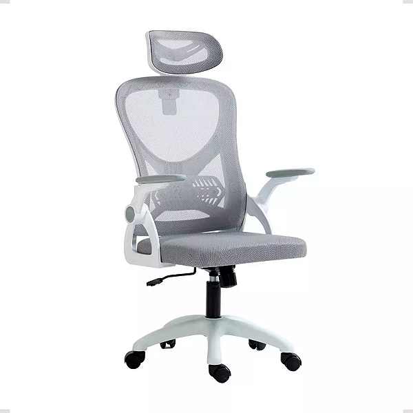 Cadeira Office Giratoria Presidente Columbus Rivatti Branco