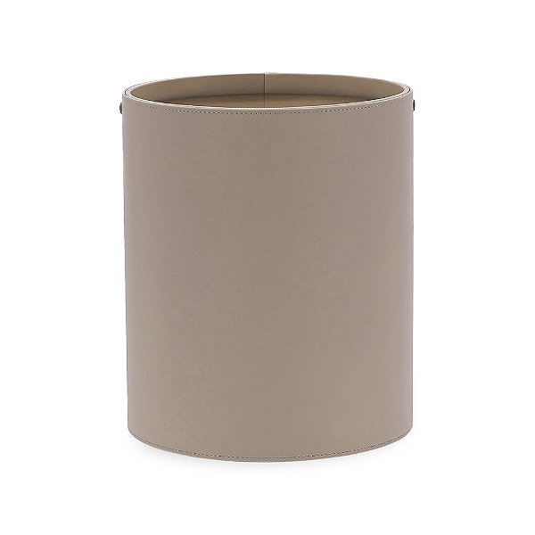 LIXEIRA EM MDF COM REVESTIMENTO EM PU - 11 LITROS  28 x 23,5 cm