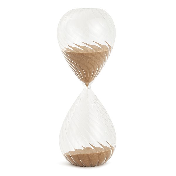 Ampulheta em Vidro 90 Minutos - Elegância e Contemplação (18305)