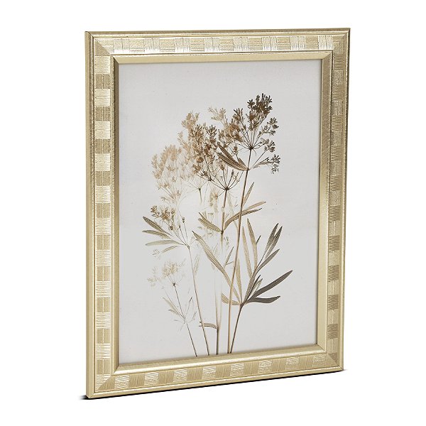 Porta-Retratos em Poliestireno e Vidro - Sofisticação para Fotos de 15x20 cm (17654)