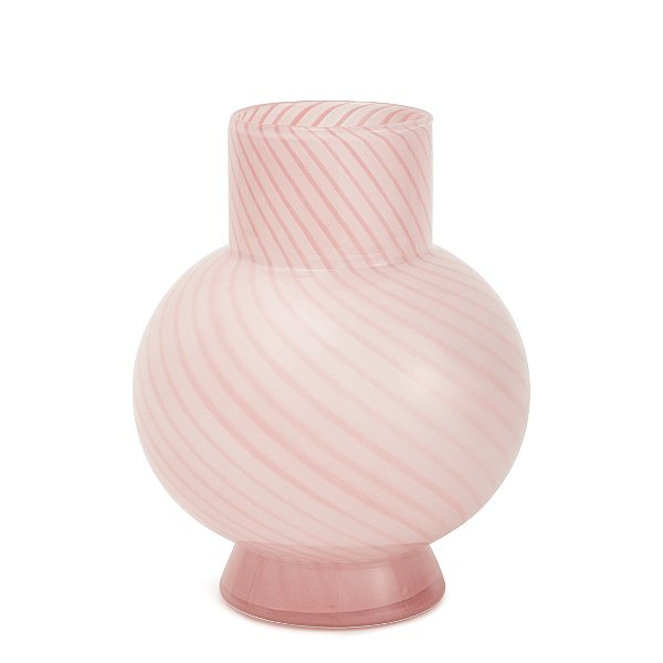 Vaso em Vidro Rosa - Delicadeza e Sofisticação para Sua Decoração (18655)