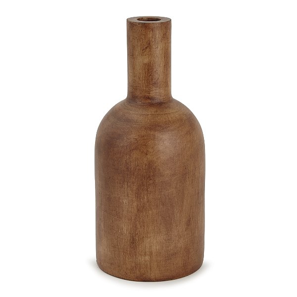18640 - Vaso em Madeira - Estilo Rústico e Natural para Sua Decoração