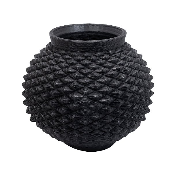 492188 - Vaso em Porcelana Preto P