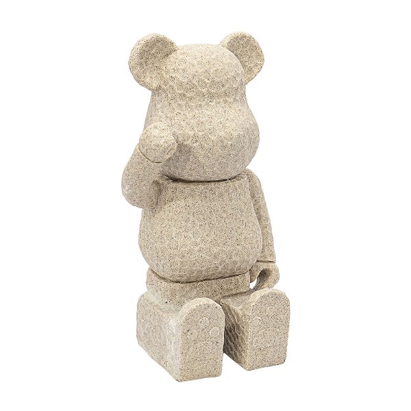 66417 - Escultura Urso Sentado em Resina