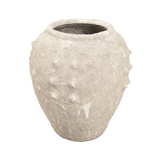 74014 - Vaso em Cerâmica Cinza P