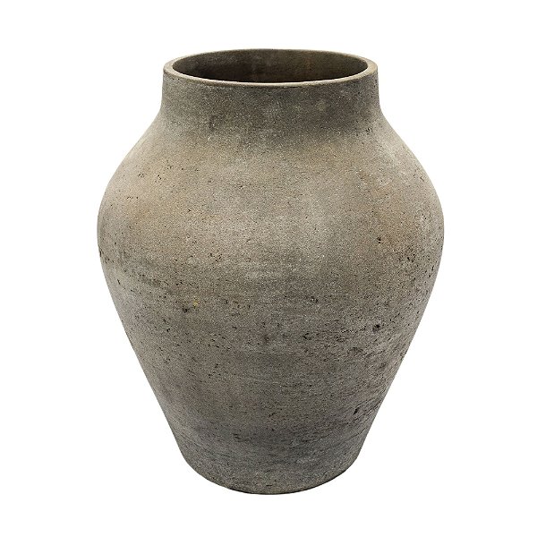 69600 - Vaso de Cimento Cinza Escuro
