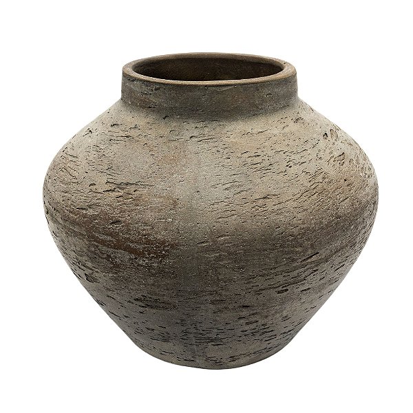69610 - VASO DE CIMENTO CINZA ESCURO