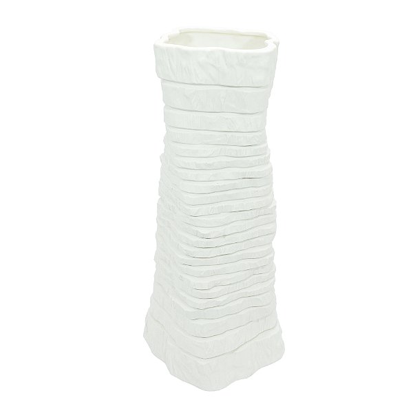 69519 - Vaso em Cerâmica Branco G