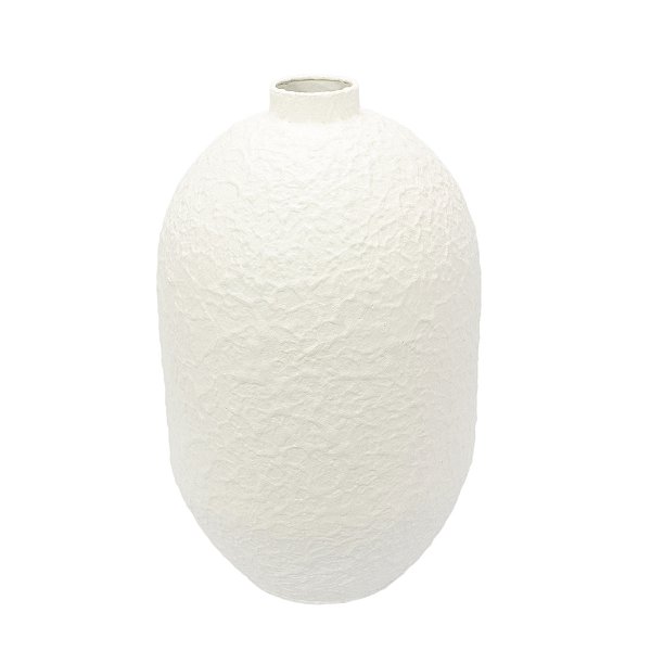 67701 - Vaso de Metal Branco