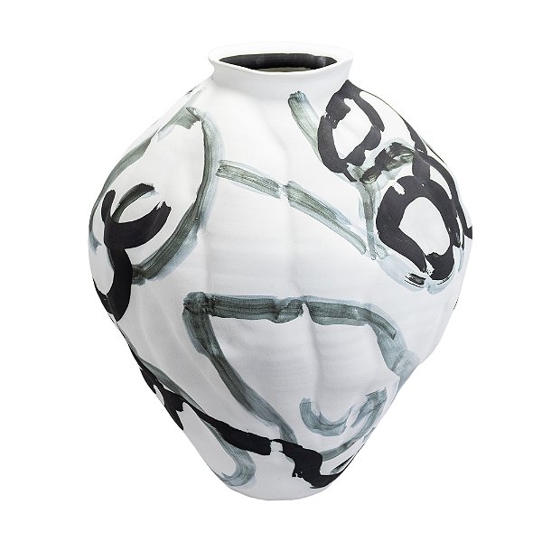 492222 - Vaso em Porcelana Abstrato