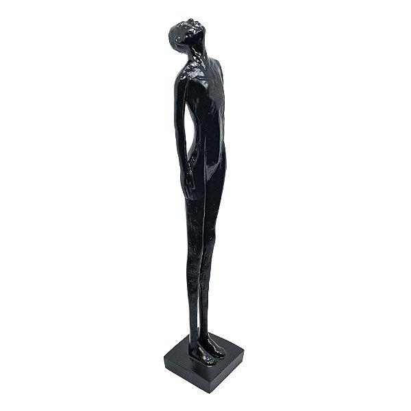 72135 - Escultura em Resina Preta
