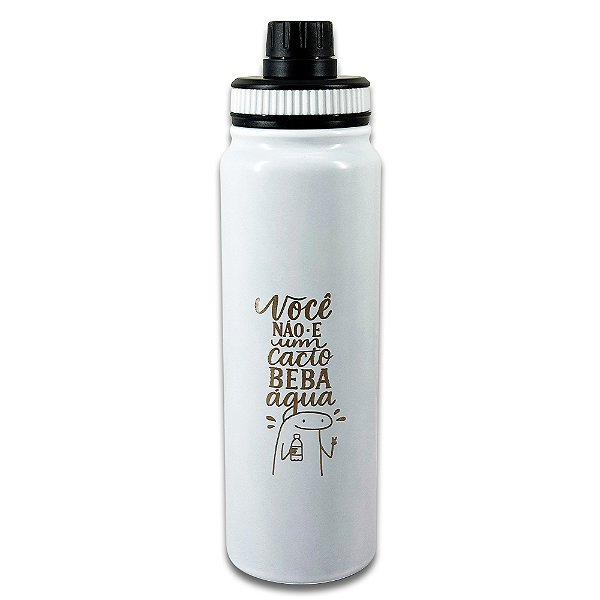 Garrafinha Termica Branca 800ml