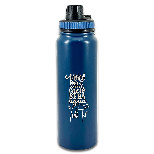 Garrafinha Termica Azul 800ml