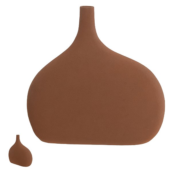 VASO DECORATIVO POLIRESINA (TERRACOTA) 26,7X25,5cm 7,8