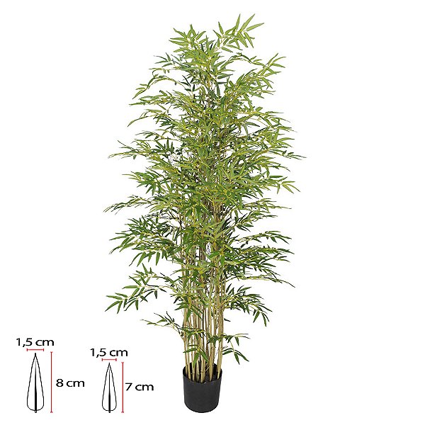 A.BAMBOO JAPONES C/POTE X2640 (VERDE) 1,9m