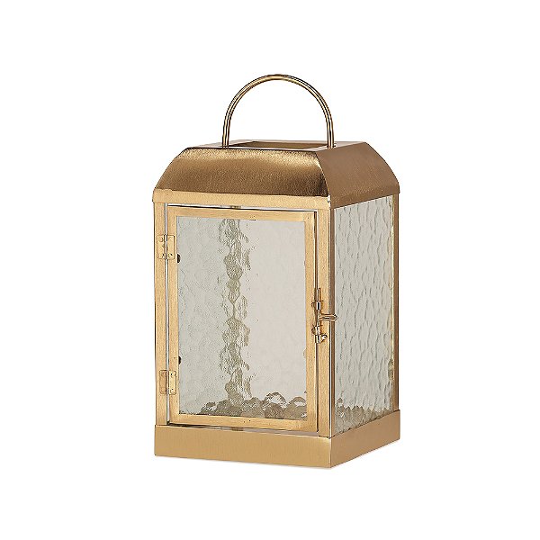 Lanterna em Metal com Vidro – 47x23x23cm