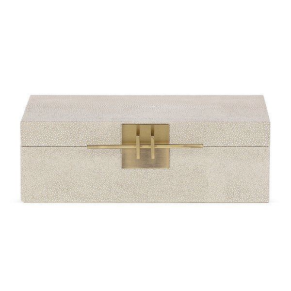 Caixa em MDF com Revestimento em PU – 10,5x31,5x23cm