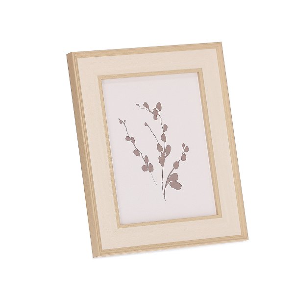 Porta-Retratos em Poliestireno e Vidro | 15x20 cm