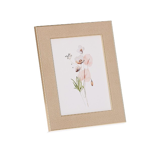 Porta-Retratos em Poliestireno e Vidro | 15x20 cm