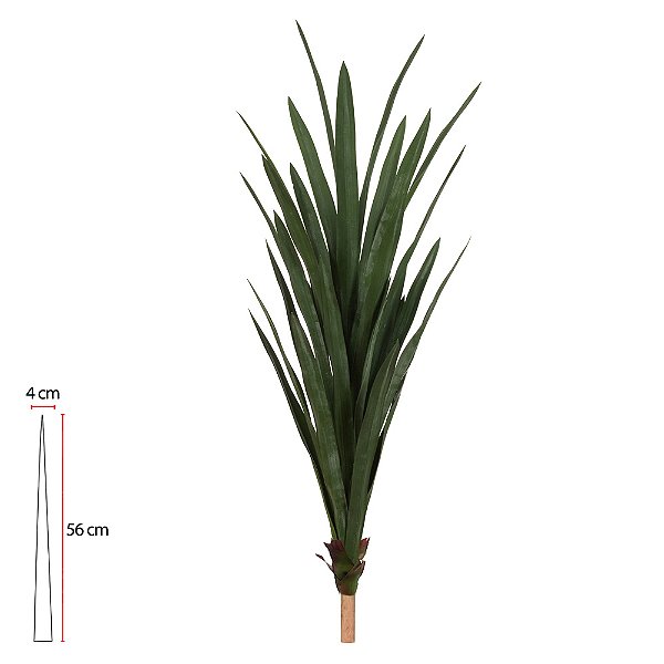 A. Yucca Brasileira Plástico X29 (Verde) - 1,2m