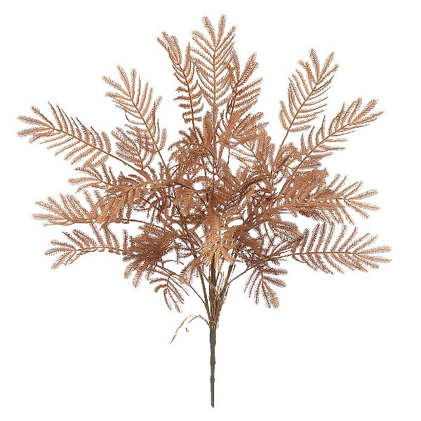 F. Samambaia C/Print Plástico X16 (Marrom Outono) – 65cm