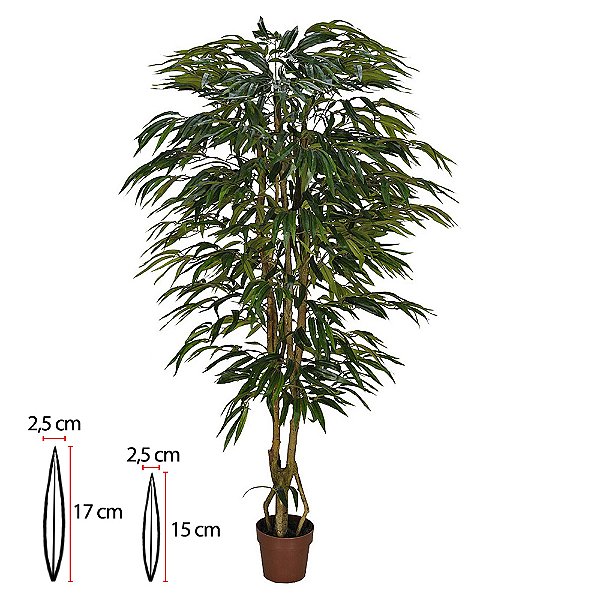 A. Salgueiro Chorão C/Pote X1152 (Verde) – 1,8m