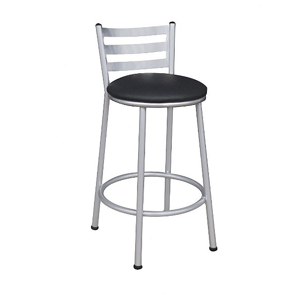 Banqueta Millenium 50 cm Metalnew com Estrutura em Aço