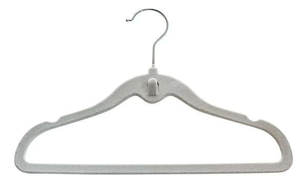 Cabide Infantil de Veludo Antideslizante para Roupas | Diversas Cores