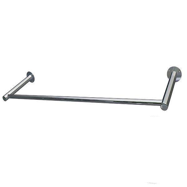 Arara de Parede Cromada Reta 80cm