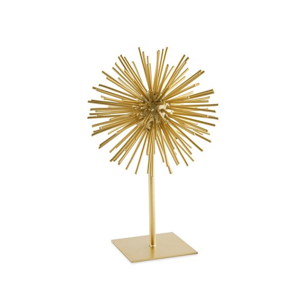 Escultura Ouriço com Haste Longa em Metal (13016) | Decoração