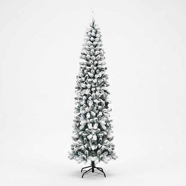 Árvore de Natal Slim Nevada 282 Galhos Verde e Branco 1,80m (AR034-18-I)
