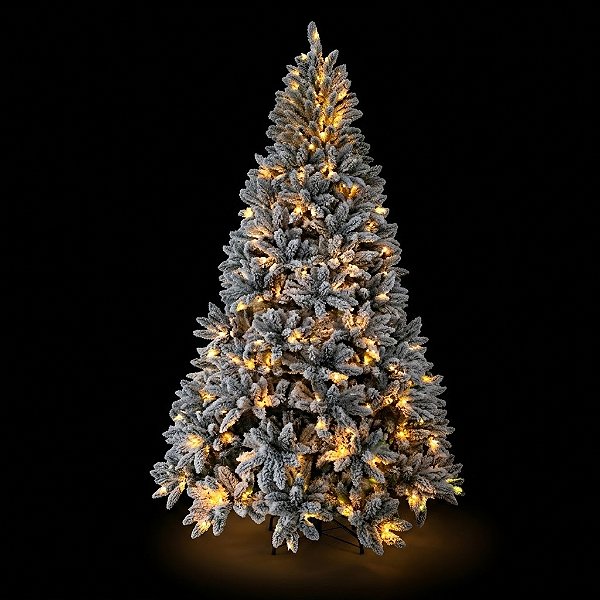 Árvore de Natal Nevada com 500 LEDs 1480 Galhos Verde 2,10m (AR113-21)