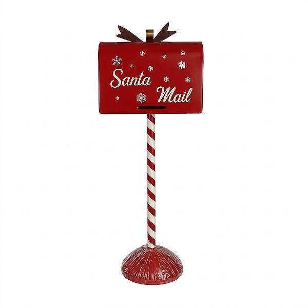 Caixa de Correio Decorativa de Natal Colorida 114 cm (ME1342) | Decoração