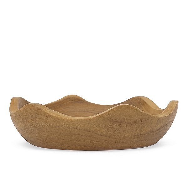 Centro de Mesa em Madeira 41cm (22867) | Decoração