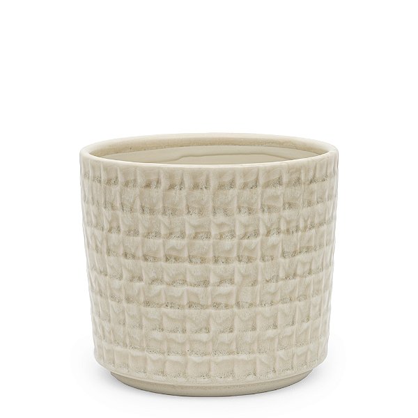 Cachepot Decorativo em Cerâmica Comprido 16,5 cm (24076) | Decoração