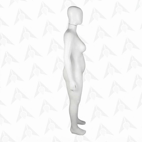 Manequim Feminino Plus Size - Branco